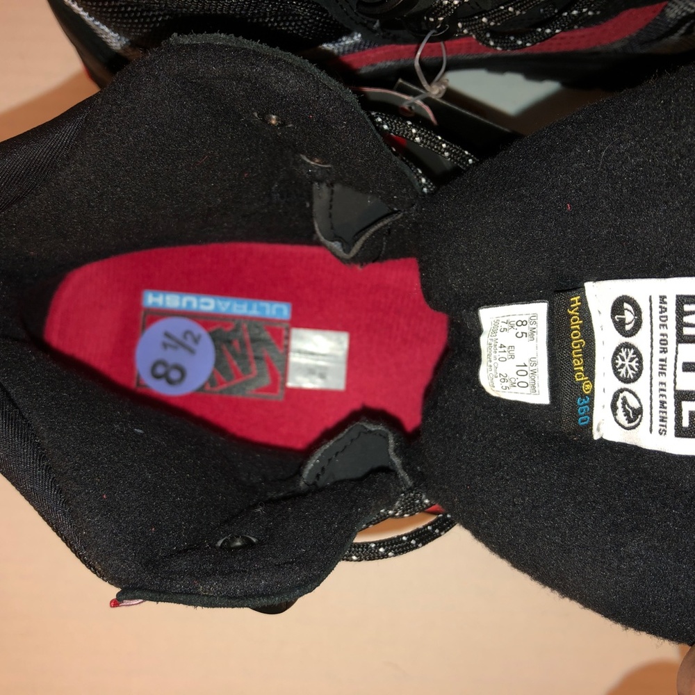 VANS ULTRA RANGE EXO HI MTE-2 Arctic Camo Black Men's Sz 8.5 NWT red black gray - Picture 8 of 9